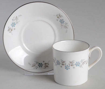 Dorset Flat Demitasse Cup & Saucer Set