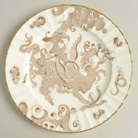 Dragon Sorrel Brown Salad Plate