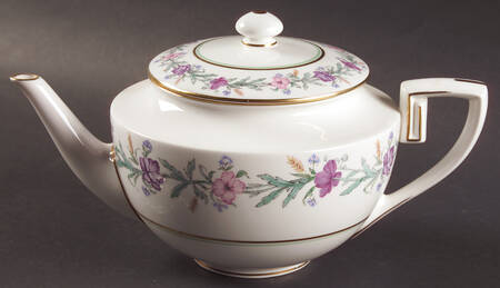 Elysian (White Body) Teapot & Lid