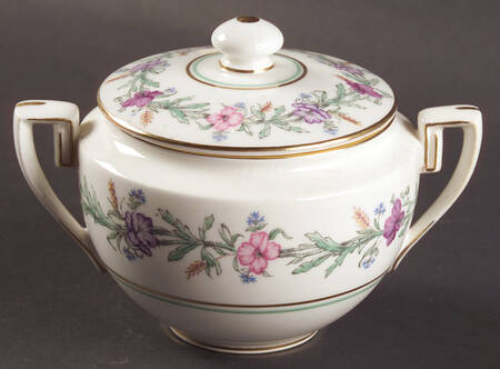 Elysian (White Body) Sugar Bowl & Lid
