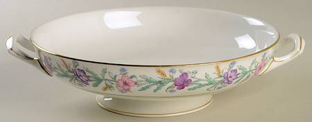 Elysian (White Body) Round Vegetable No Lid