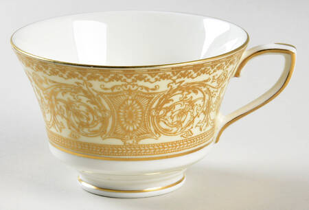 Embassy Cream Rim and Gold Footed Cup