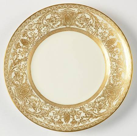 Embassy Cream Rim and Gold Bread & Butter Plate