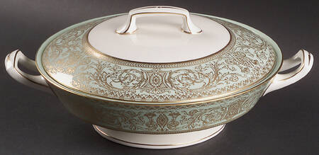 Embassy Light Green Round Covered Vegetable
