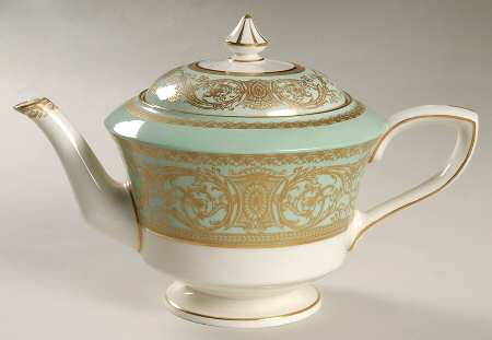 Embassy Light Green Teapot & Lid