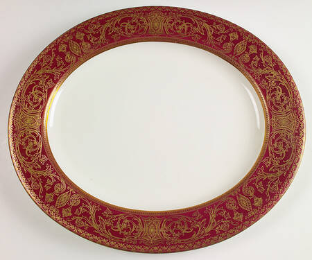 Embassy Ruby 17" Oval Serving Platter