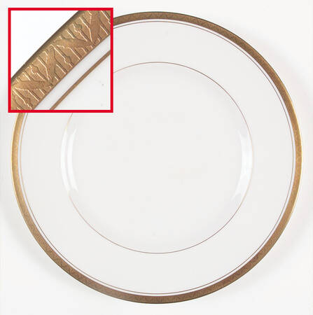 Empire (Gold Trim) Luncheon Plate