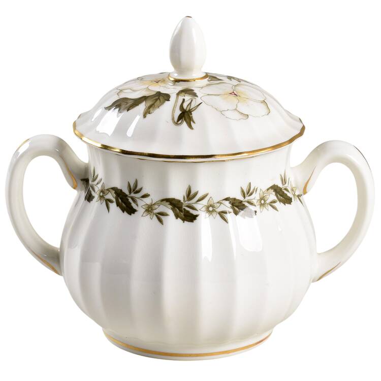 Engadine (No Inner Verge) Sugar Bowl & Lid