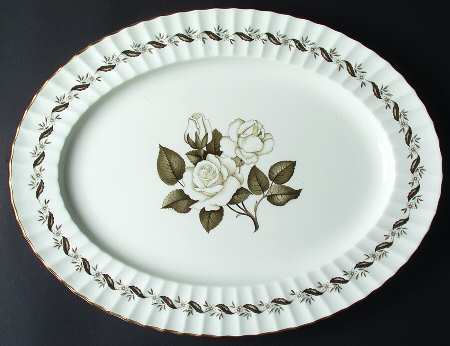 Engadine (No Inner Verge) 17" Oval Serving Platter