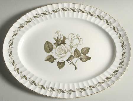 Engadine (No Inner Verge) 15" Oval Serving Platter