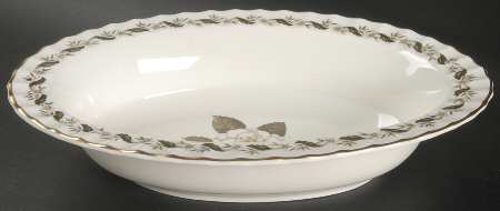 Engadine (No Inner Verge) 10" Oval Vegetable Bowl