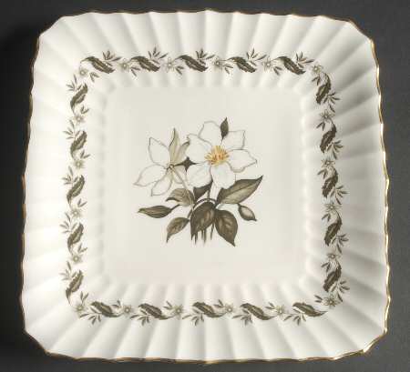 Engadine (No Inner Verge) Square Cake Plate