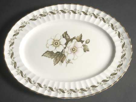 Engadine (No Inner Verge) 13" Oval Serving Platter