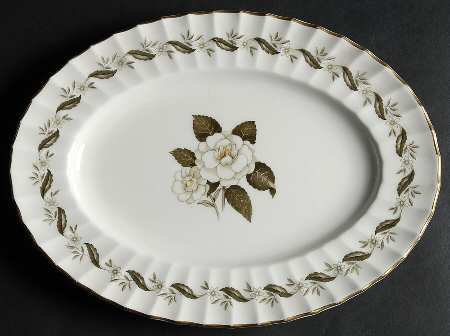 Engadine (No Inner Verge) 11" Oval Serving Platter