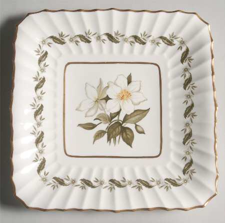 Engadine (Inner Verge) Square Cake Plate