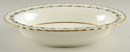Engadine (Inner Verge) 10" Oval Vegetable Bowl