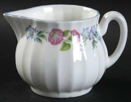 English Garden (Blue Trim) Mini Creamer
