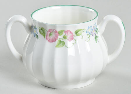 English Garden (Green Trim) Mini Sugar Bowl No Lid