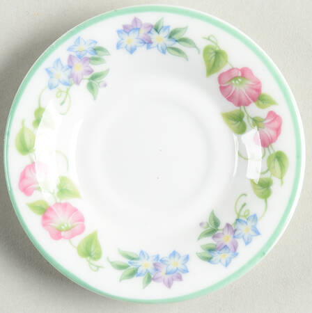 English Garden (Green Trim) Miniature Saucer