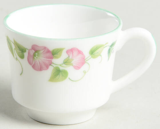English Garden (Green Trim) Miniature Cup Only