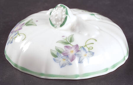 English Garden (Green Trim) Lid for Small Ginger Jar
