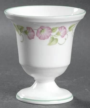 English Garden (Green Trim) 3" Urn Shaped Vase