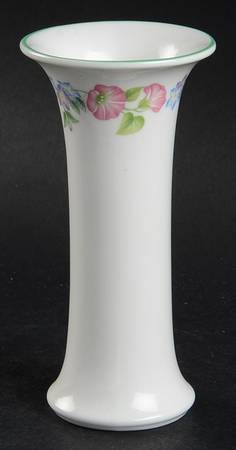 English Garden (Green Trim) 4" Bud Vase