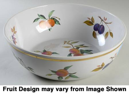 Evesham Gold 14" Large Salad Serving Bowl