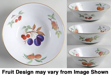 Evesham Gold 10" Large Salad Serving Bowl