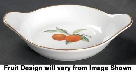 Evesham Gold 7" Eared Round Egg Dish
