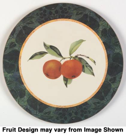Evesham Gold Round Cork Back Trivet