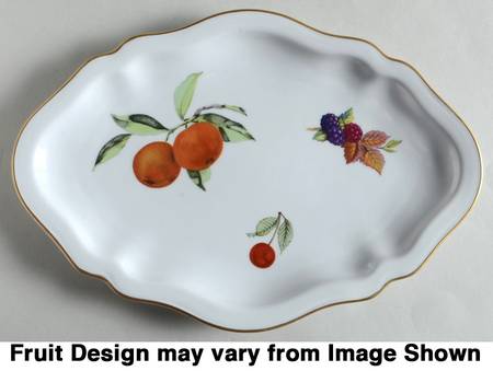 Evesham Gold 11" Oval Tray