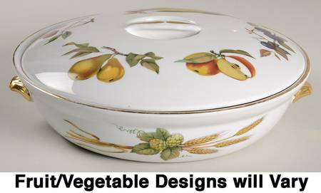 Evesham Gold Entree Dish & Lid-Round 10"
