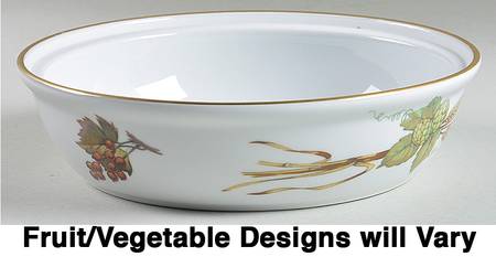 Evesham Gold 8" Round Entree Dish No Lid
