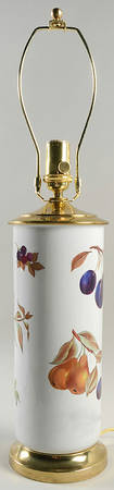 Evesham Gold Electric Pasta Jar Lamp No Shade (HC)