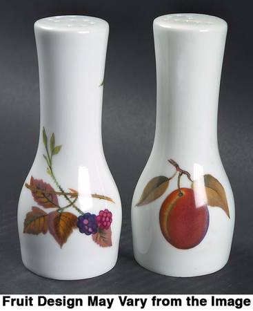 Evesham Gold Salt & Pepper Set by Royal Worcester