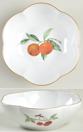 Evesham Gold 6" Round Scalloped Dish
