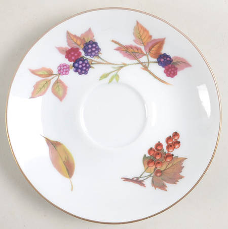 Evesham Gold Saucer for Flat Cup