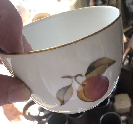 Evesham Gold Open Sugar Bowl