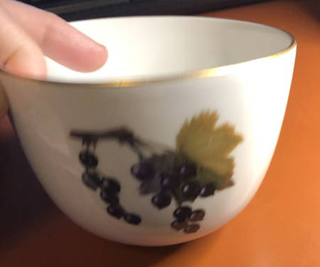 Evesham Gold Custard Cup