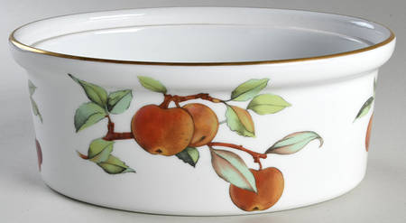 Evesham Gold 2 Quart Oval Covered Casserole No Lid