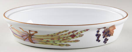 Evesham Gold 10" Oval Entree Dish No Lid