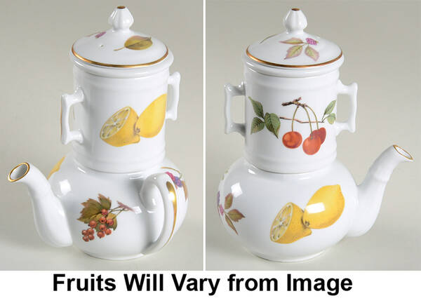 Evesham Gold (4 Pc) Teapot & Lid w/Drip