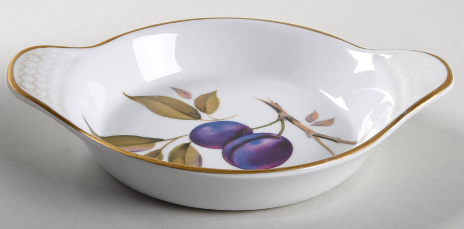 Evesham Gold 7" Eared Round Egg Dish