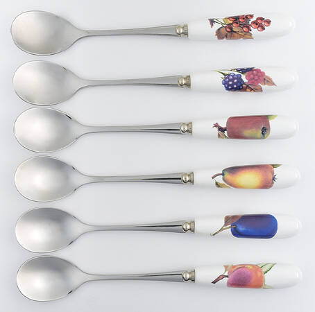 Evesham Gold Teaspoon - Set of 6 (Motif 1-6)