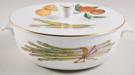 Evesham Gold 1.25 Qt Round Covered Casserole
