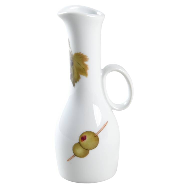 Evesham Gold Oil/Vinegar Cruet-No Wood Stopper by Royal Worcester