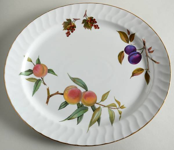 Evesham Gold 14" Oval Serving Platter