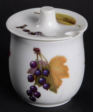 Evesham Gold Mustard Jar & Lid