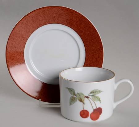Evesham Gold Flat Cup & Saucer Set